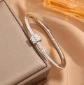 Triple Strand Clay & Diamond Bracelet