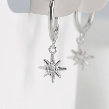 S925 Sterling Star Studs - Sleek Design