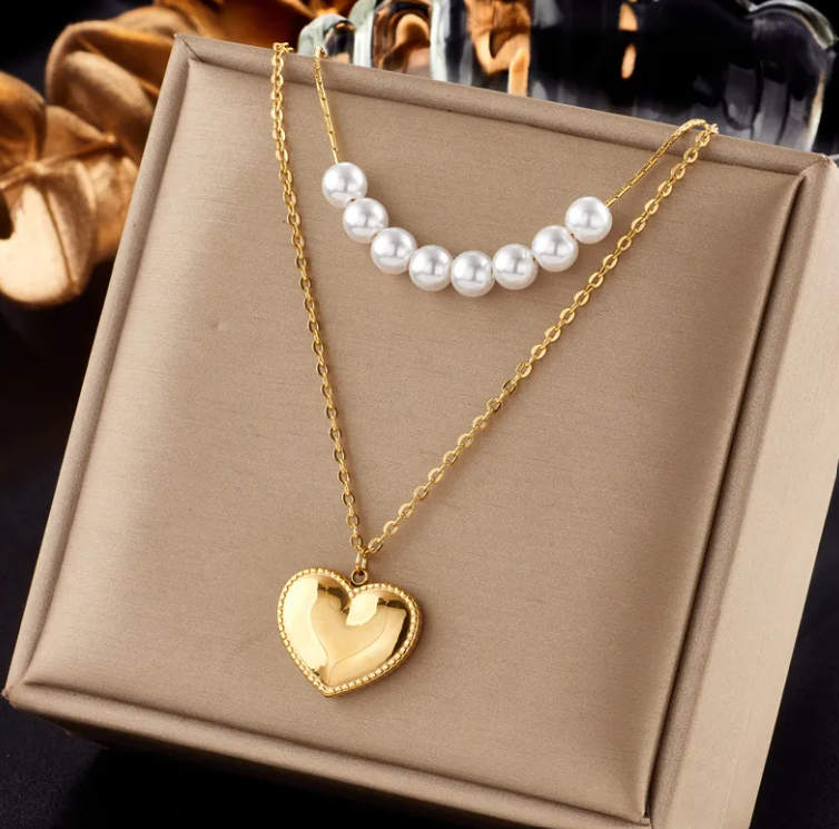 Chic Titanium Square Chain Necklace