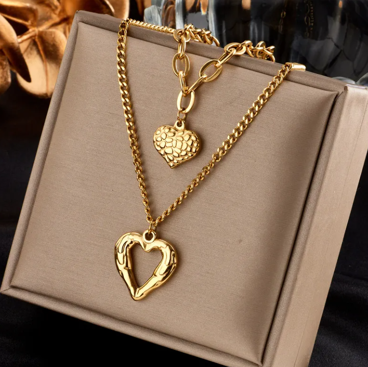 Chic Titanium Square Chain Necklace