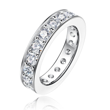 Moissanite Women's Ring in S925 Sterling Silver