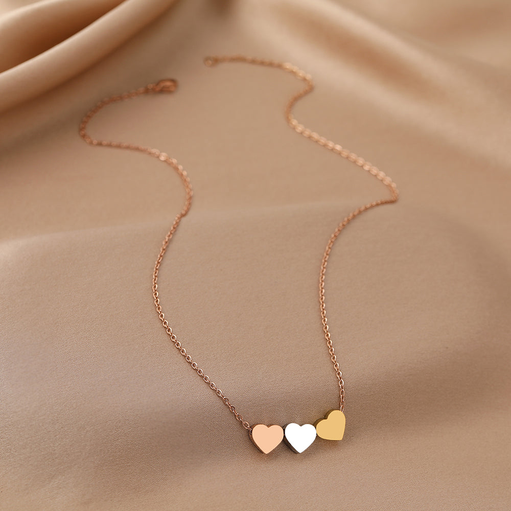Stainless Steel Sweetheart Necklaces