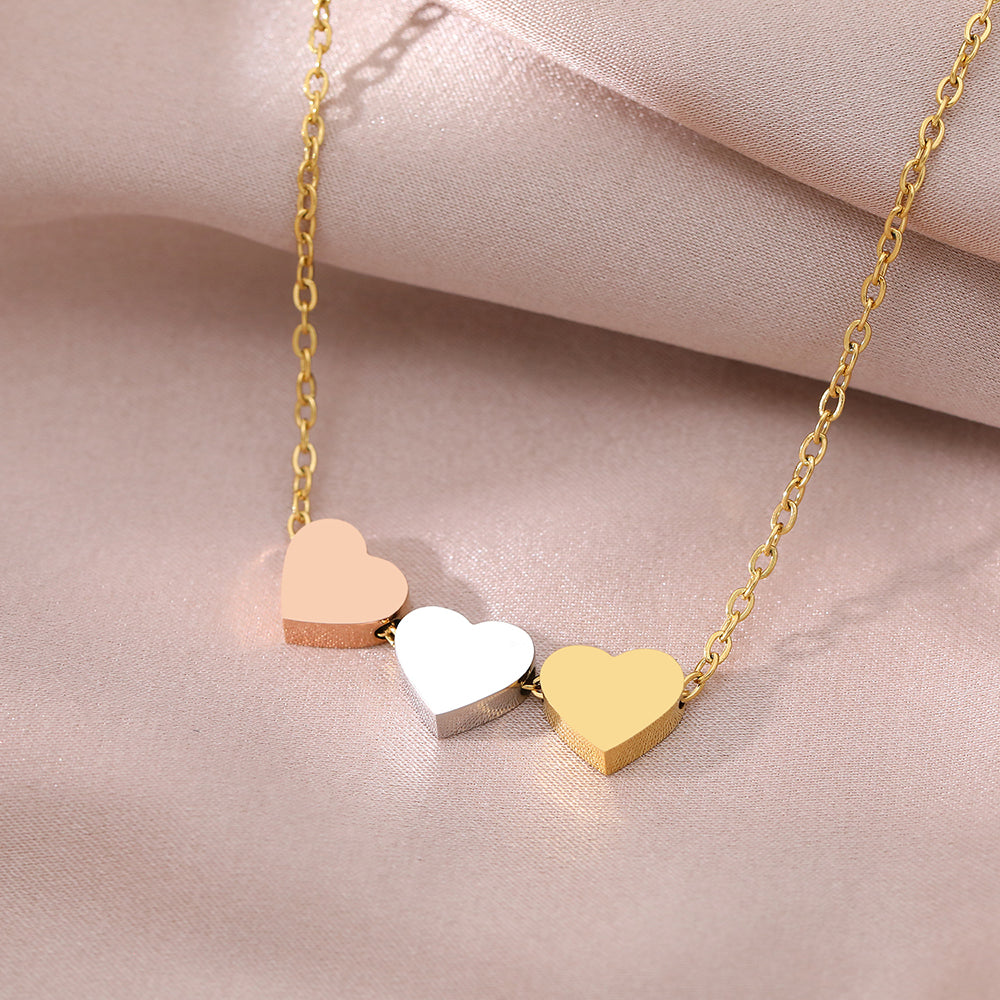 Stainless Steel Sweetheart Necklaces