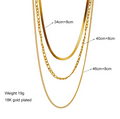 Chic Titanium Square Chain Necklace