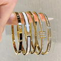 Round Gem Bracelet for Women Elegant Minimalist Jewelry