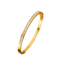Round Gem Bracelet for Women Elegant Minimalist Jewelry