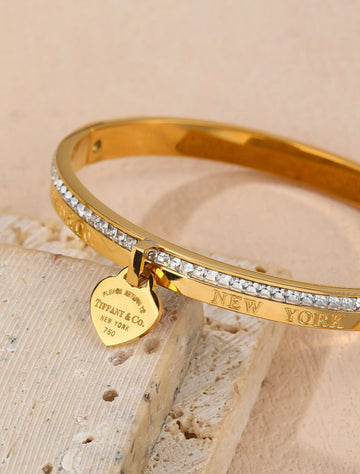 Timeless Heart Elegance Bangle