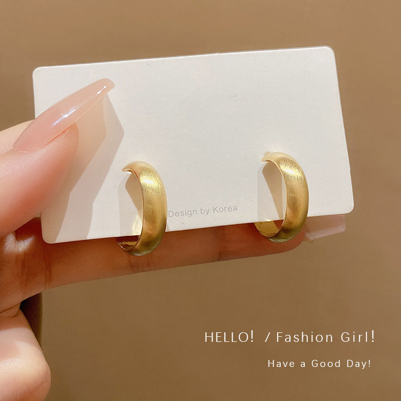 925 Sterling Silver Ring & Vintage Geometric Earrings