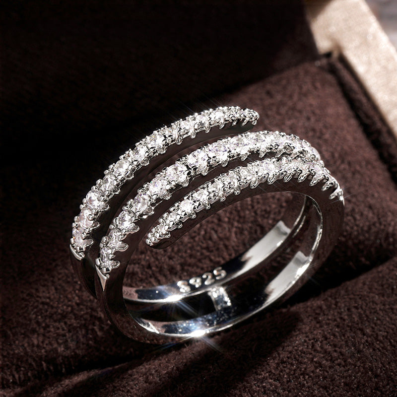 Ladies Fashion Sterling Silver Ring