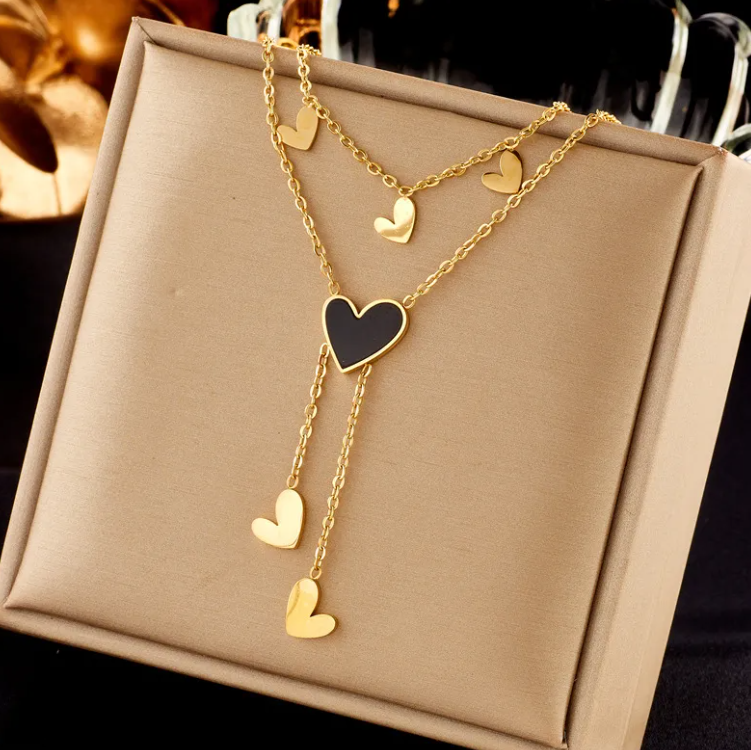 Chic Titanium Square Chain Necklace