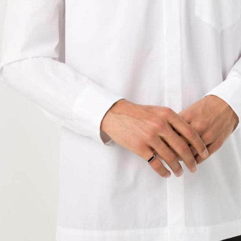 Elegant Striped Pearl Ring for Women Minimalist Classic
