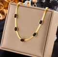 Chic Titanium Square Chain Necklace