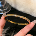 Round Gem Bracelet for Women Elegant Minimalist Jewelry