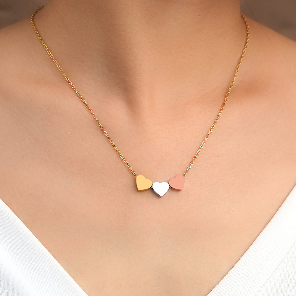 Stainless Steel Sweetheart Necklaces