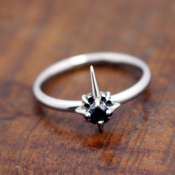 Bright Stainless Steel Sun Ring Jewelry