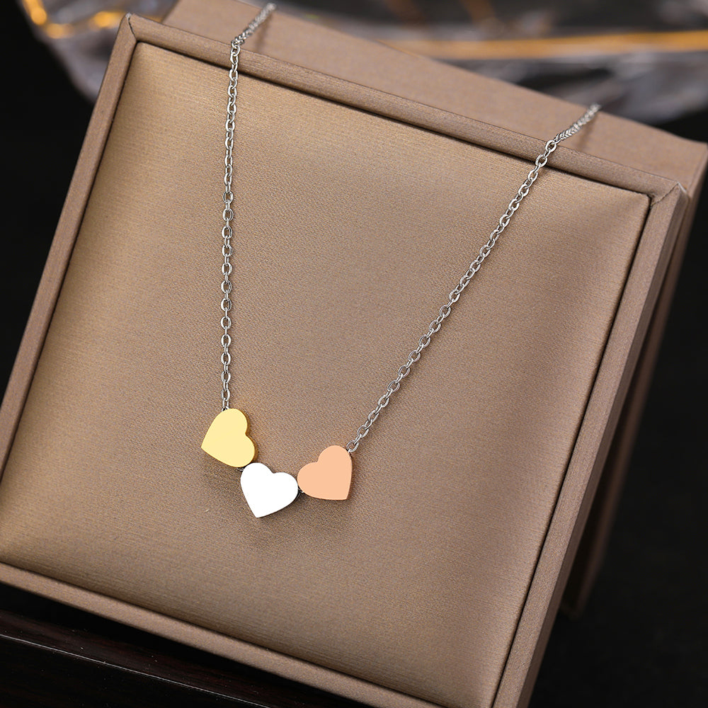 Stainless Steel Sweetheart Necklaces