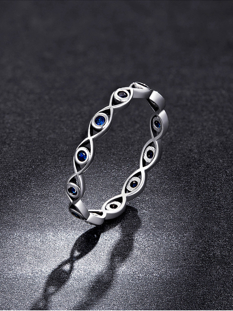 Sterling Silver Eye Ring for Women