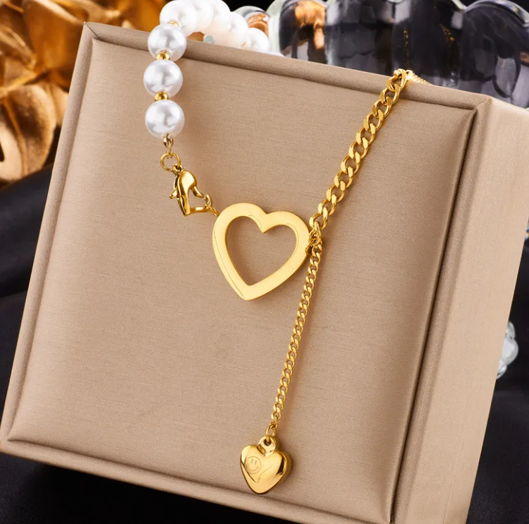 Chic Titanium Square Chain Necklace