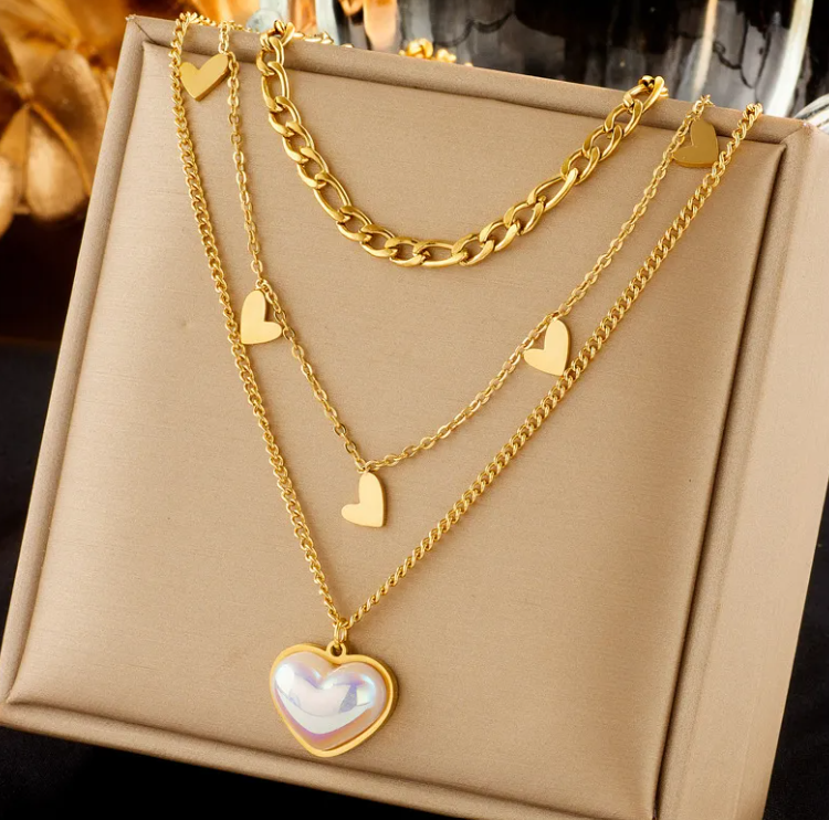 Chic Titanium Square Chain Necklace